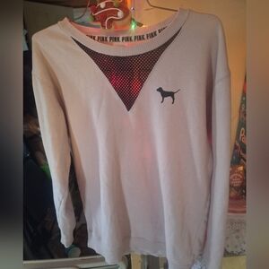 PINK Victoria's Secret Light Pink V-Neck Sweater